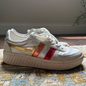 Gola Grand Slam Silver Sneakers